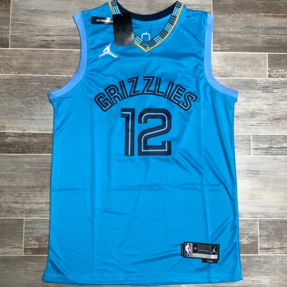 NBA Jordan Brand Swingman Memphis Grizzlies Ja Morant Icon Edition Jersey